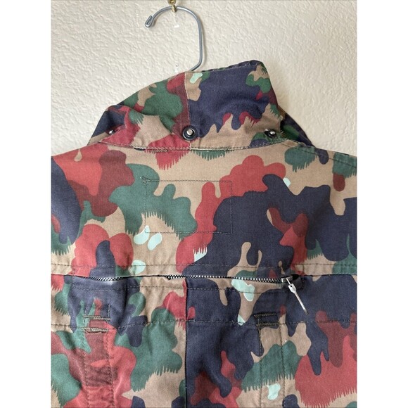 Vintage Camo Incredible Pattern Swiss Army Alpenflage Military Coveralls 1990 - Picture 13 of 13
